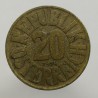 1954 - 20 groschen, Rakúsko