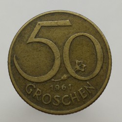 1961 - 50 groschen, Rakúsko