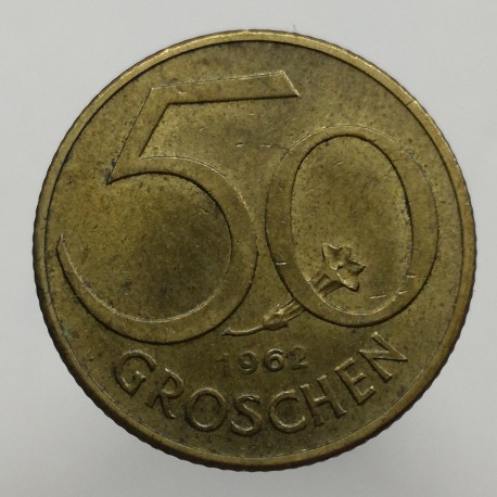 1962 - 50 groschen, Rakúsko