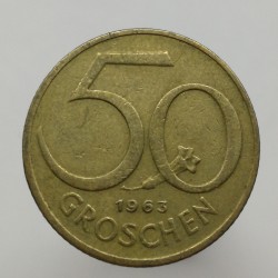 1963 - 50 groschen, Rakúsko