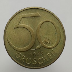 1973 - 50 groschen, Rakúsko
