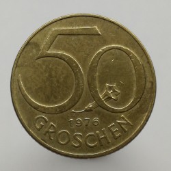 1976 - 50 groschen, Rakúsko