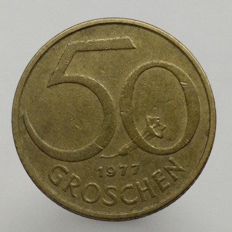 1977 - 50 groschen, Rakúsko