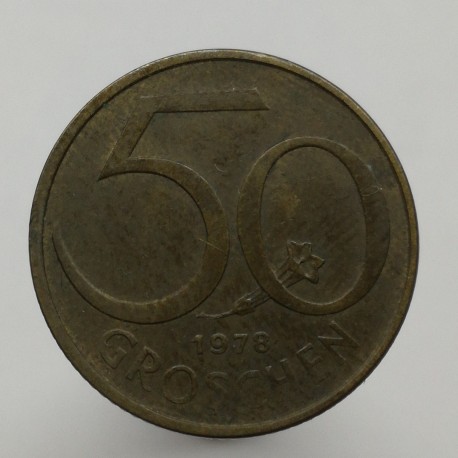 1978 - 50 groschen, Rakúsko