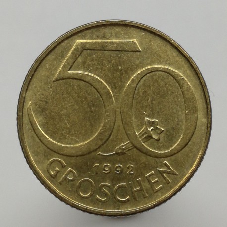 1992 - 50 groschen, Rakúsko