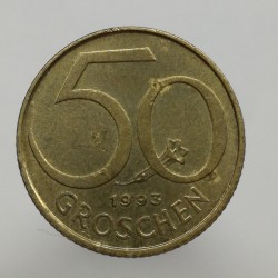 1993 - 50 groschen, Rakúsko