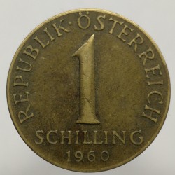 1960 - 1 schilling, Rakúsko