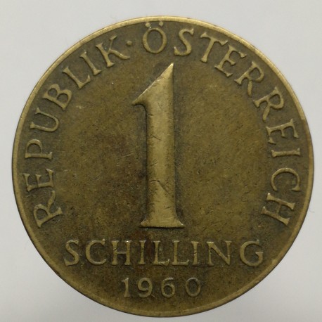 1960 - 1 schilling, Rakúsko