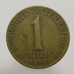 1963 - 1 schilling, Rakúsko