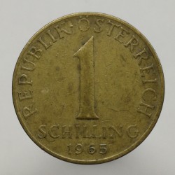 1965 - 1 schilling, Rakúsko