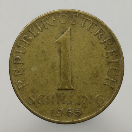 1965 - 1 schilling, Rakúsko