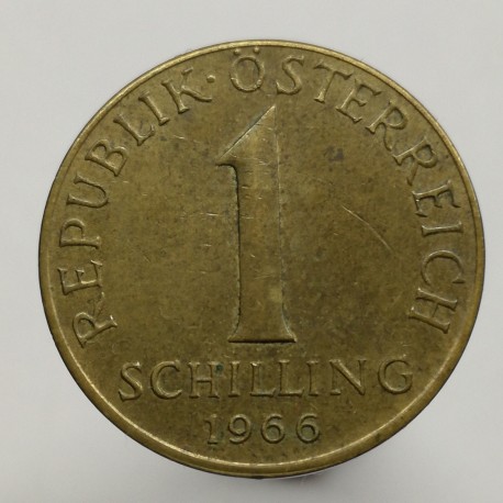 1966 - 1 schilling, Rakúsko