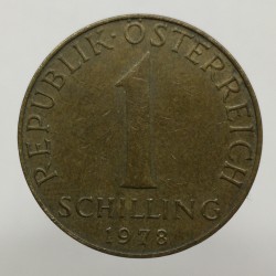 1978 - 1 schilling, Rakúsko