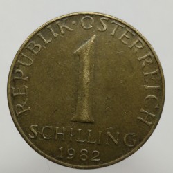 1982 - 1 schilling, Rakúsko