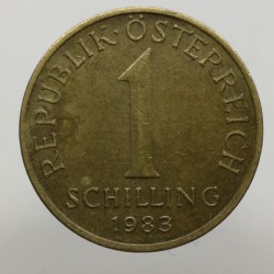 1983 - 1 schilling, Rakúsko