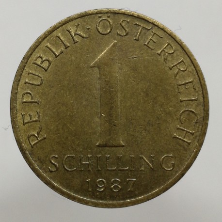 1987 - 1 schilling, Rakúsko