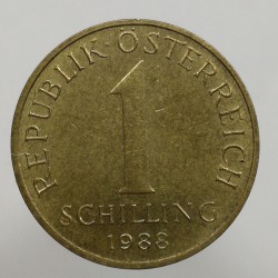 1988 - 1 schilling, Rakúsko