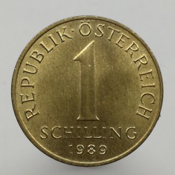 1989 - 1 schilling, Rakúsko