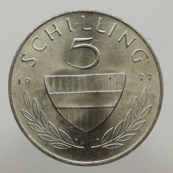 1977 - 5 schilling, Rakúsko