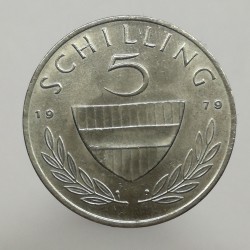 1979 - 5 schilling, Rakúsko