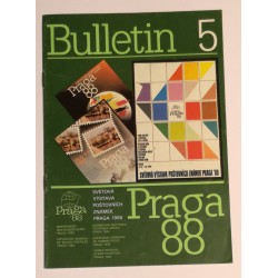 PRAGA 88 - Bulletin 5, Světová výstava poštových známek