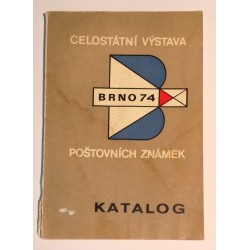 BRNO 74 - Celostátní výstava poštových známek, katalog, Brno 1974