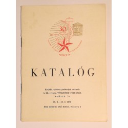 Krajská výstava poštových známok k 30. výročiu VÍŤAZNÉHO FEBRUÁRA KOŠICE 78, katalóg