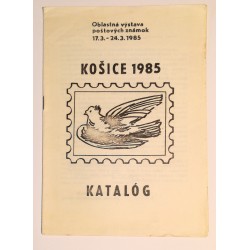 Oblastná výstava poštových známok KOŠICE 1985, katalóg