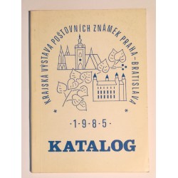 Krajská výstava poštovních známek PRAHA - BRATISLAVA, 1985, katalog