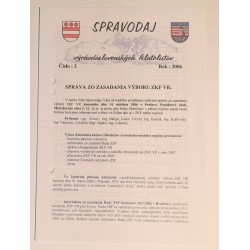 SPRAVODAJ východoslovenských filatelistov číslo 2/2006
