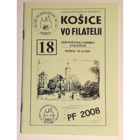 18 - KOŠICE VO FILATELII, 2007