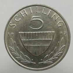 1987 - 5 schilling, Rakúsko