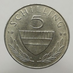 1990 - 5 schilling, Rakúsko
