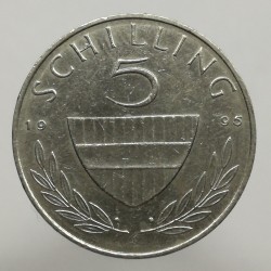 1995 - 5 schilling, Rakúsko