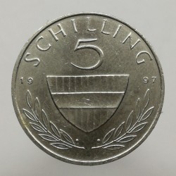 1997 - 5 schilling, Rakúsko