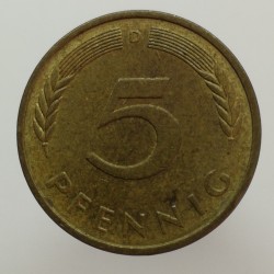 1979 D - 5 pfennig, Bundesrepublik Deutschland, Nemecko