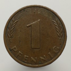 1978 J - 1 pfennig, Bundesrepublik Deutschland, Nemecko