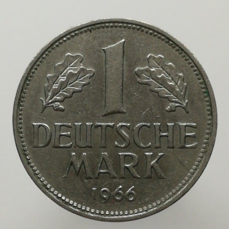1966 J - 1 mark, Bundesrepublik Deutschland, Nemecko