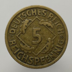 1925 A - 5 reichspfennig, Deutsches Reich, Nemecko