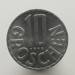 1973 - 10 groschen, Rakúsko