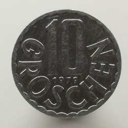1979 - 10 groschen, Rakúsko