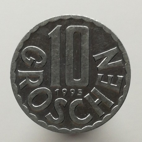 1995 - 10 groschen, Rakúsko