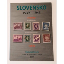 Slovensko 1939 - 1945, špecializovaný katalóg, známky, celiny, B. Synek, 2015
