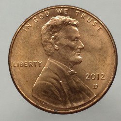 2012 D - 1 cent, USA