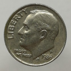 1986 P - 1 dime, USA