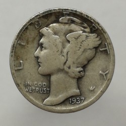 1937 - 1 dime, USA