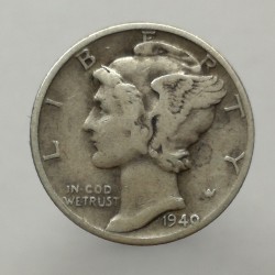 1940 - 1 dime, USA