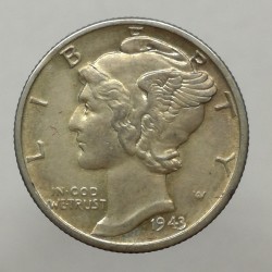 1943 - 1 dime, USA