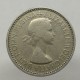 1953 - 1 shilling, Elizabeth II., anglický erb, Anglicko