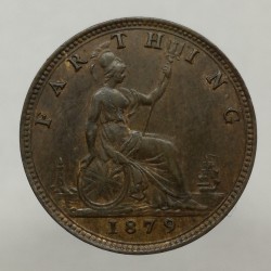 1879 - 1 farthing, Victoria, Anglicko